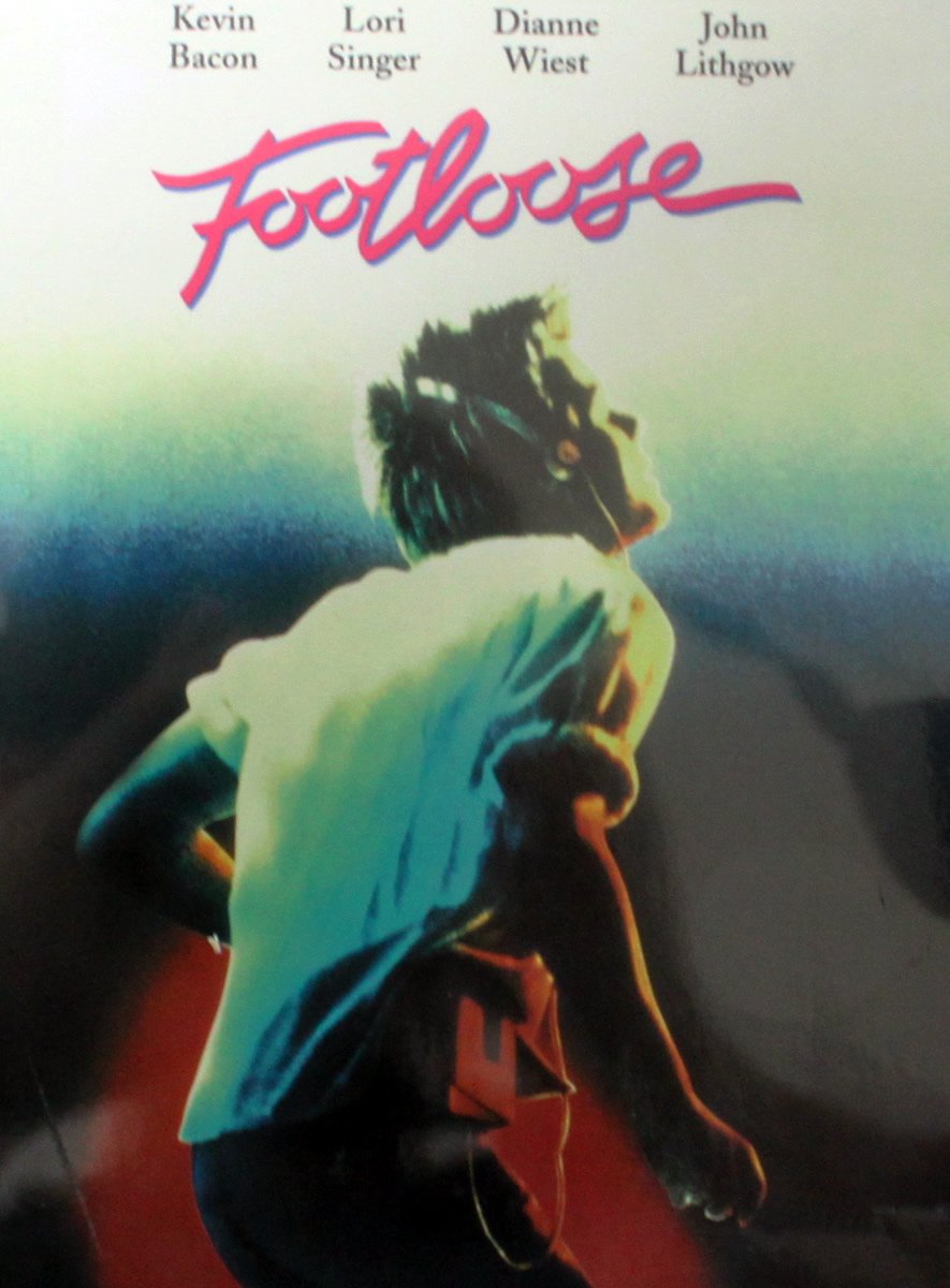 レア‼️映画「フットルース」ポスター　※出演　ケヴィン・ベーコン レア‼️映画「フットルース」ポスター ※出演 ケヴィン・ベーコン